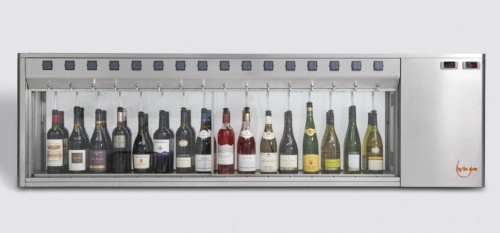 Диспенсер для розлива вина ByTheGlass Standard  на 16 бутылок (нержавеющая сталь)