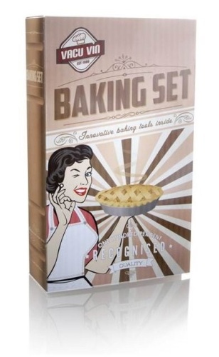 Подарочный набор Baking Set (нож для яблок,венчик+кисть,лопатка+разд. для торта), арт.4889160