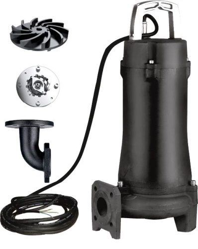 Насос фекальный LEO 50SWP 12-15-1.5L/QG
