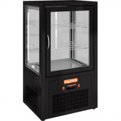 Витрина холодильная настольная HICOLD VRC 70 Black