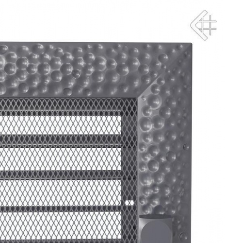 Вентиляционная решетка для камина Kratki 17x30 Venus графитовая с жалюзи 30VGX