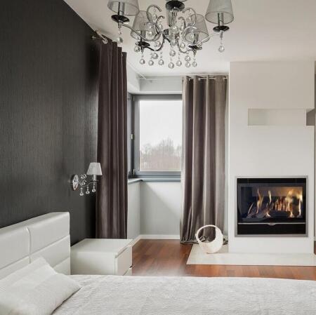 Газовый камин KARMA ELEGANCE 67 Exclusive Medium line 30 silver