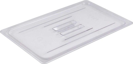 Крышка для гастроемкости GN1/3, с ручкой, поликарбонат прозрачный, CAMBRO