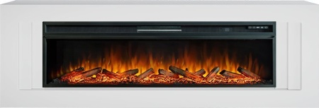 Каминокомплект Line 60 разборный - Белый с очагом Vision 60 LOG LED