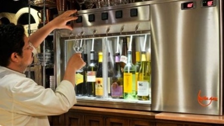 Диспенсер для розлива вина ByTheGlass Standard  на 6 бутылок (нержавеющая сталь)