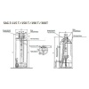 Газовый накопительный водонагреватель Baxi SAG-3 115