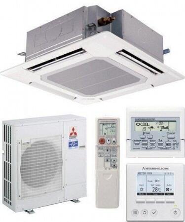 Кассетный кондиционер Mitsubishi Electric PLA-RP125 ВA/PUHZ-P125VHA