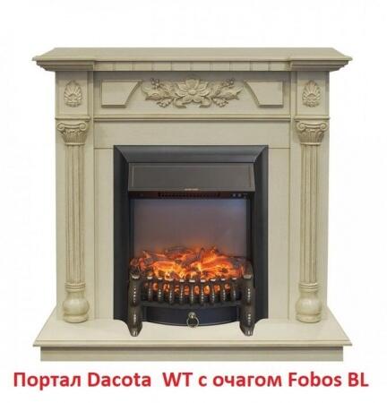 Очаг электрокамина Real-Flame Fobos Lux