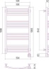 Электрический полотенцесушитель лесенка Сунержа РЭБ АРКУС 1000х500 правый