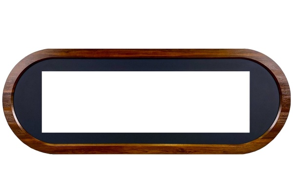 Каминокомплект Ellipse - Орех ноче с очагом Vision 60 LED (Royal Flame)