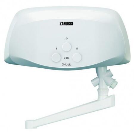 Электрический проточный водонагреватели Zanussi 3-logic T (3,5 kW) - кран