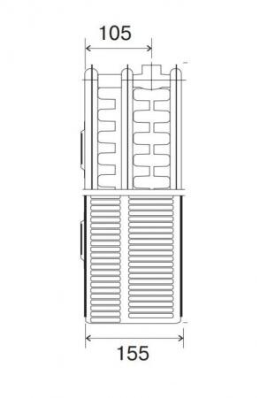 Стальной панельный радиатор Тип 33 Kermi FKO 33 400x700
