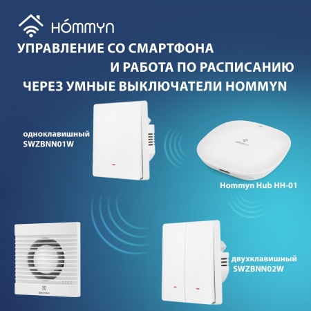 Вытяжка для ванной диаметр 120 мм Electrolux EAFB-120T