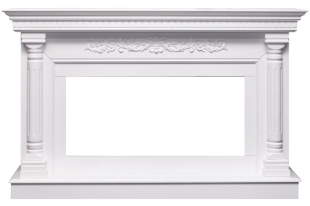 Каминокомплект Sicilia - Белый (Ширина 1530мм) с очагом Vision 42 LED