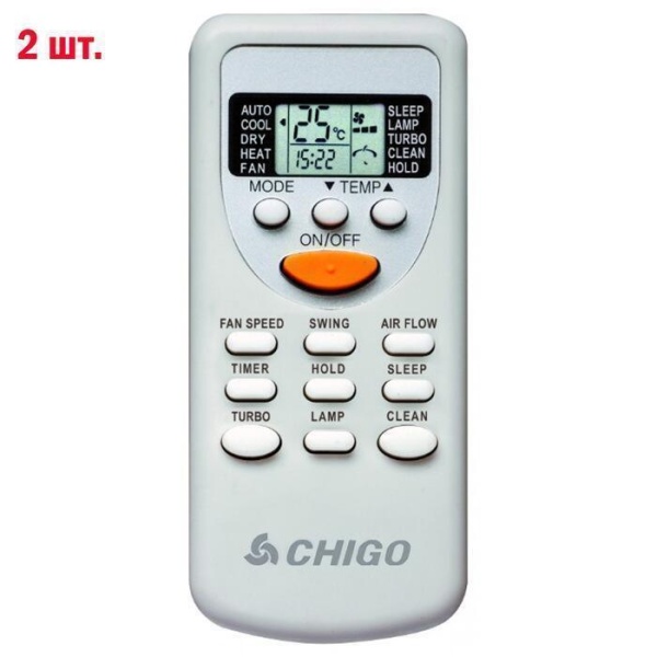 Внешний блок мульти сплит-системы на 2 комнаты Chigo C2OU-18HVR1/CSG-09HVR1(J150)*2шт