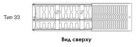 Стальной панельный радиатор Тип 33 Buderus Радиатор K-Profil 33/400/1800 (18) (C)