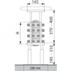 Стальной трубчатый радиатор 6-колончатый Arbonia BANK-RADIATOR 4F6120 6-и трубчатый радиатор, 4 секц