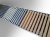 Внутрипольный конвектор длиной 2,1 м - 3 м КЗТО Бриз 380x100x2900 2то