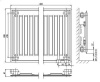 Стальной панельный радиатор Тип 10 Kermi FTV(FKV) 10 600x1000