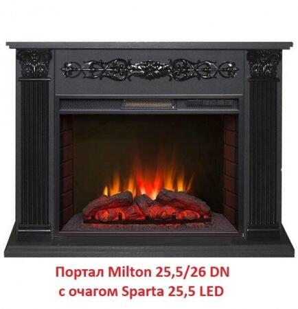 Электрокамин (очаг) со звуком Real-Flame Sparta 25,5 LED