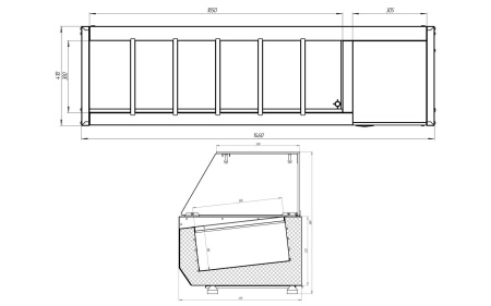 Настольная витрина Polair VT2vEN 1/3